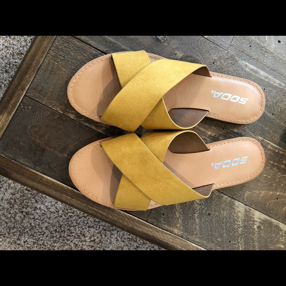 Brand new sandals!